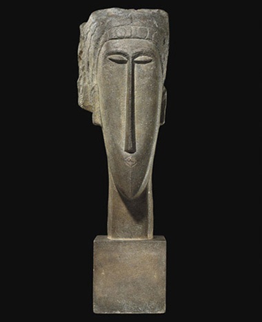 Amedeo Modigliani, 1910-12 “Tête” sculpture (Christie's Paris, 2010)