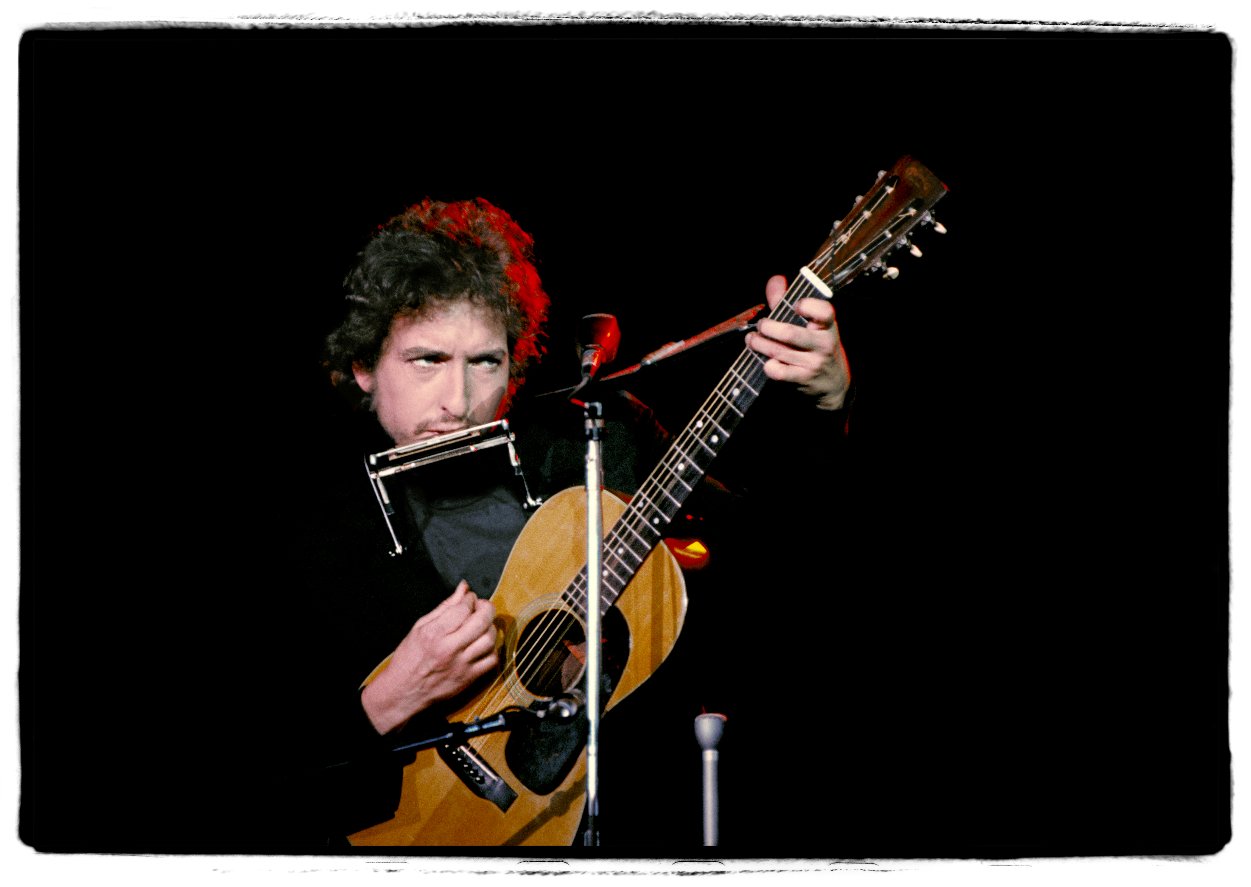 Bob Dylan at Nassau Coliseum, January 29, 1974.