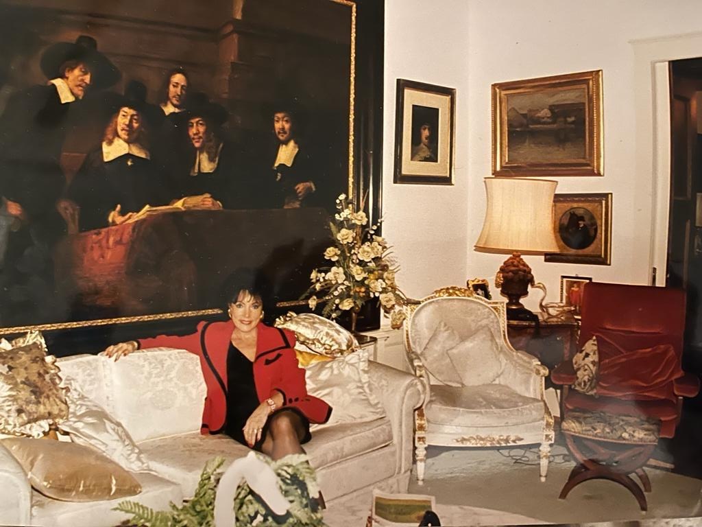 Dr. Theophana Princess of Saxony with Second Rembrandt Staalmeesters
