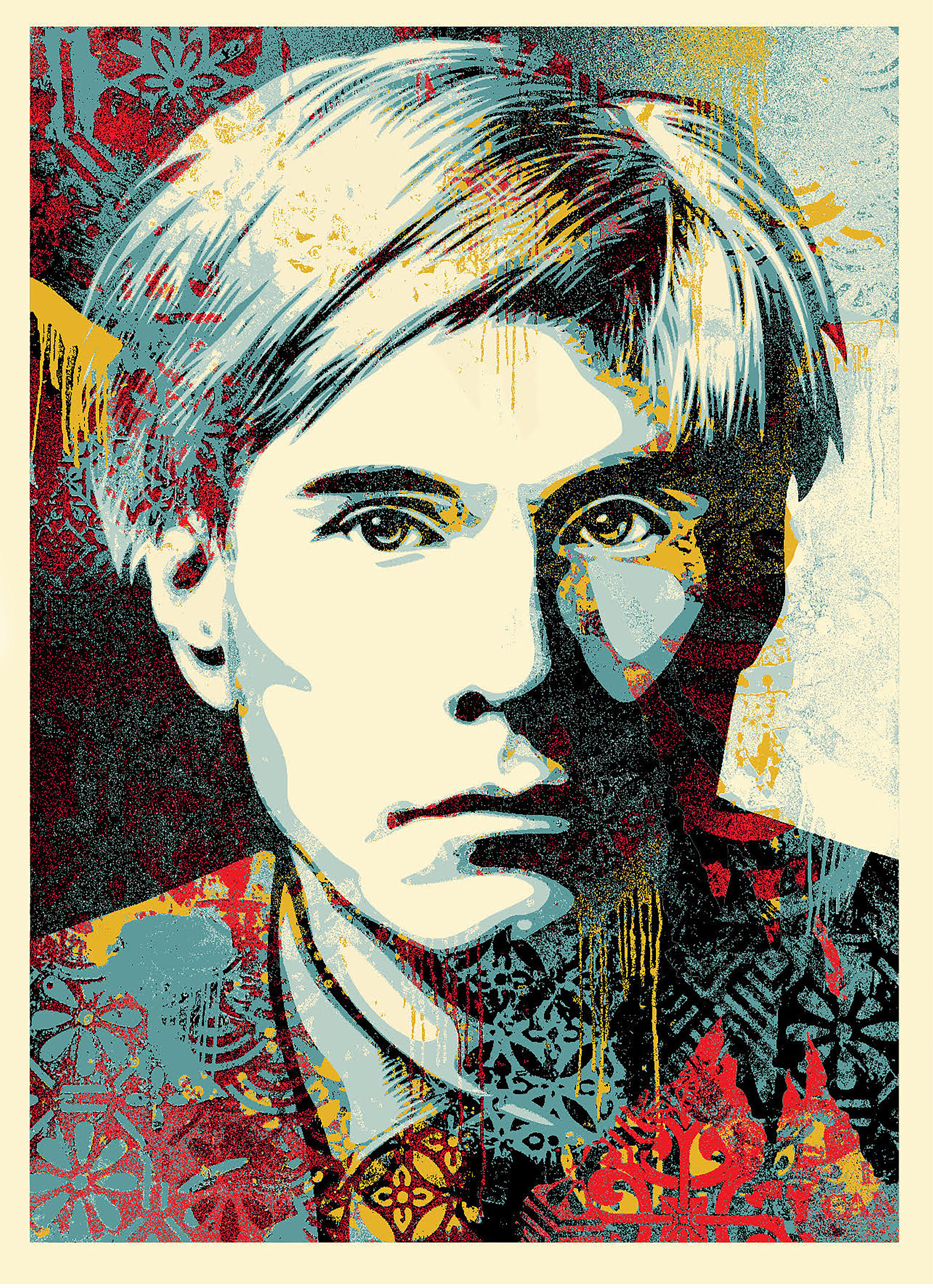 Andy Warhol Collage by Shepard Fairey and Karen Bystedt. CREDIT: Karen Bystedt